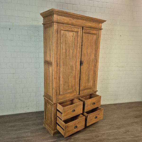 Kledingkast Teak 1,32 m - Afbeelding 9