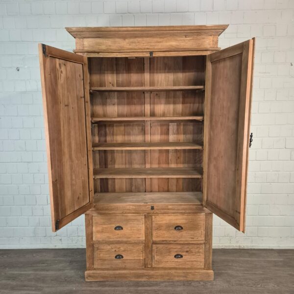 Kledingkast Teak 1,32 m - Afbeelding 6