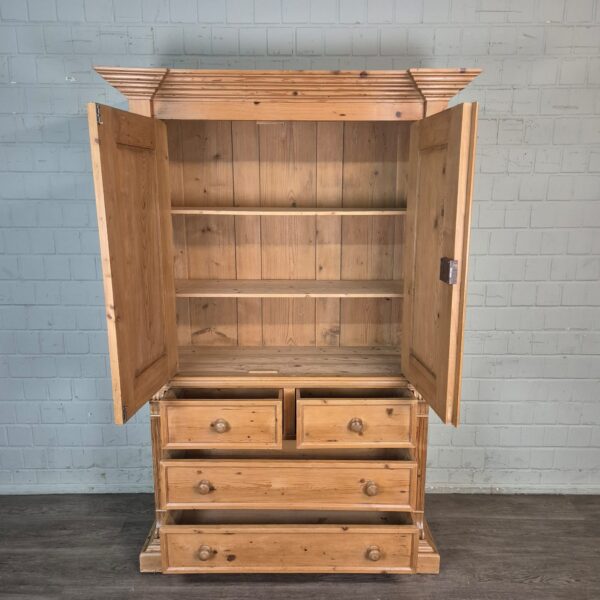 Kast Kledingkast Gründerzeit 1880 Grenen - Afbeelding 8