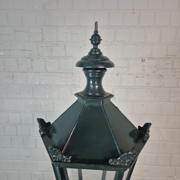 Lantaarn Tuinlamp Aluminium Groen 2,20 m - Afbeelding 3
