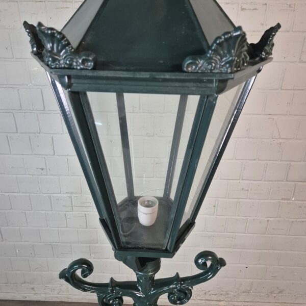 Lantaarn Tuinlamp Aluminium Groen 2,20 m - Afbeelding 5