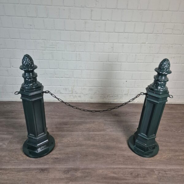 Set Palen met Ketting 1,00 m - Afbeelding 2