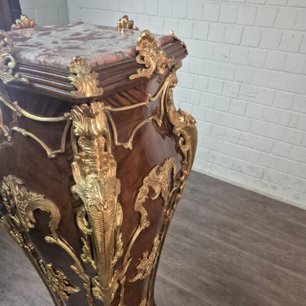 Set Zuilen Barokstijl Marmer Noten 1,50 m - Afbeelding 14
