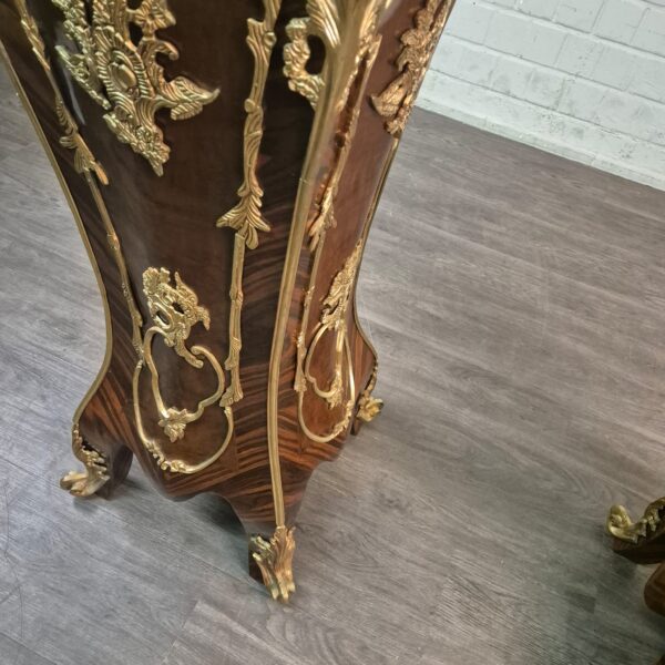 Set Zuilen Barokstijl Marmer Noten 1,50 m - Afbeelding 6
