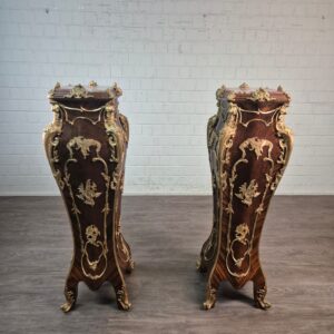 Set Zuilen Barokstijl Marmer Noten 1,50 m