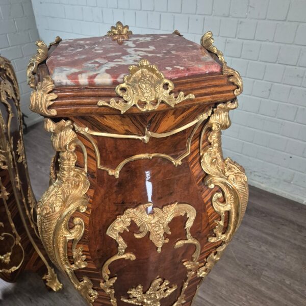 Set Zuilen Barokstijl Marmer Noten 1,50 m - Afbeelding 10