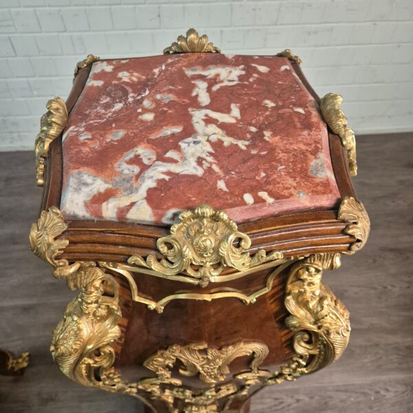 Set Zuilen Barokstijl Marmer Noten 1,50 m - Afbeelding 9