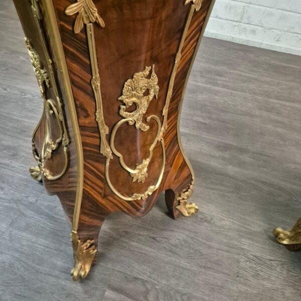 Set Zuilen Barokstijl Marmer Noten 1,50 m - Afbeelding 5