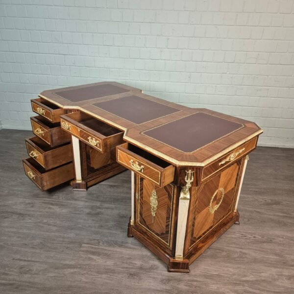 Bureau Noten Barokstijl 1,85 m - Afbeelding 16