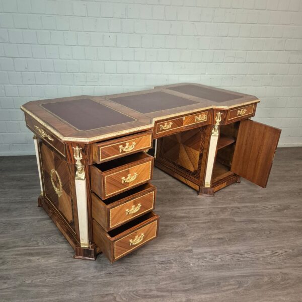 Bureau Noten Barokstijl 1,85 m - Afbeelding 12