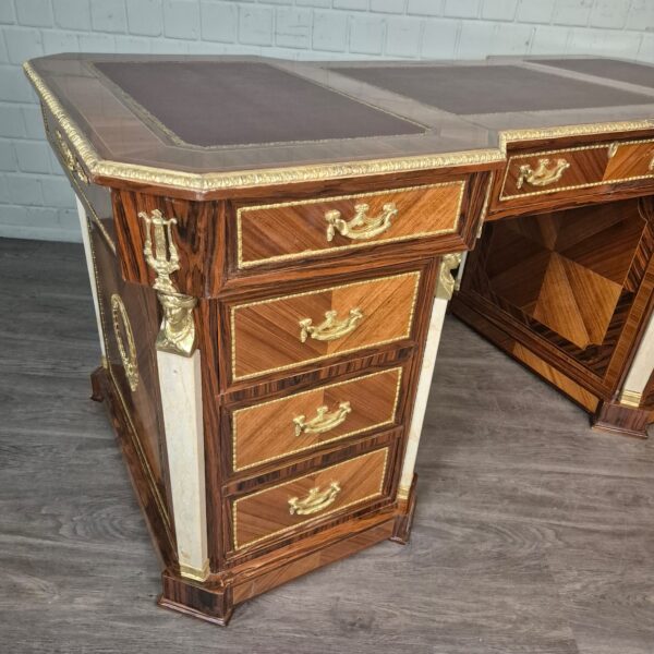 Bureau Noten Barokstijl 1,85 m - Afbeelding 4