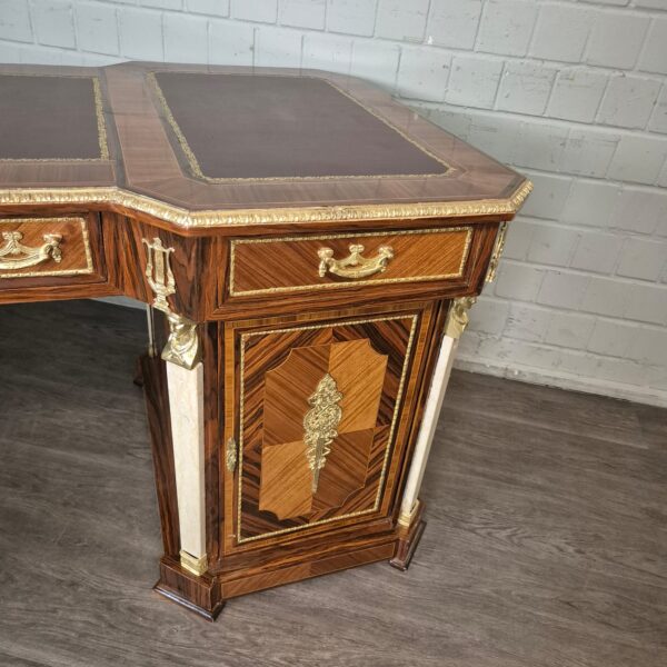 Bureau Noten Barokstijl 1,85 m - Afbeelding 8