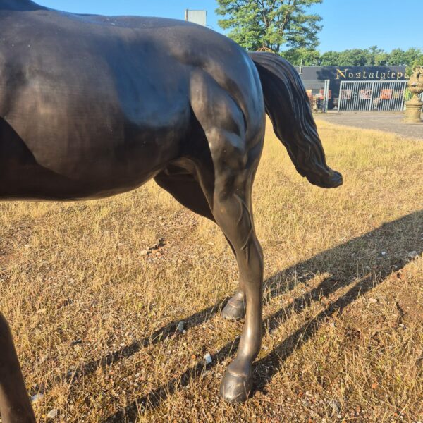 Beeld Tuinbeeld Paard Brons 1,52 m - Afbeelding 5