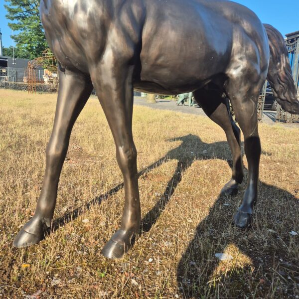 Beeld Tuinbeeld Paard Brons 1,52 m - Afbeelding 9