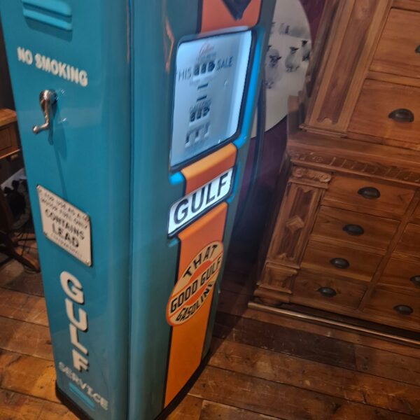 Benzinepomp Tankzuil Gilbarco 50er Jaren Gulf - Afbeelding 5