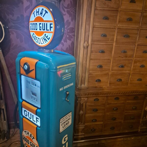 Benzinepomp Tankzuil Gilbarco 50er Jaren Gulf - Afbeelding 8