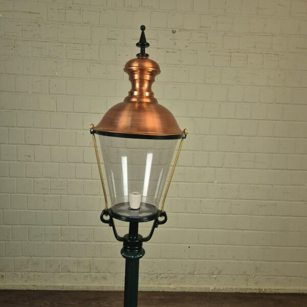 Lantaarn Tuinlamp Aluminium Koper 1,75 m - Afbeelding 2