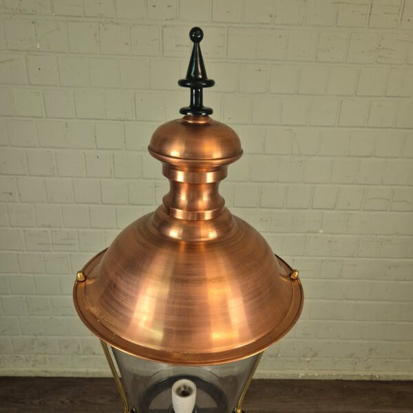 Lantaarn Tuinlamp Aluminium Koper 1,75 m - Afbeelding 3