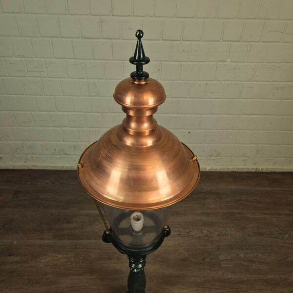 Lantaarn Tuinlamp Aluminium Koper 1,35 m - Afbeelding 4