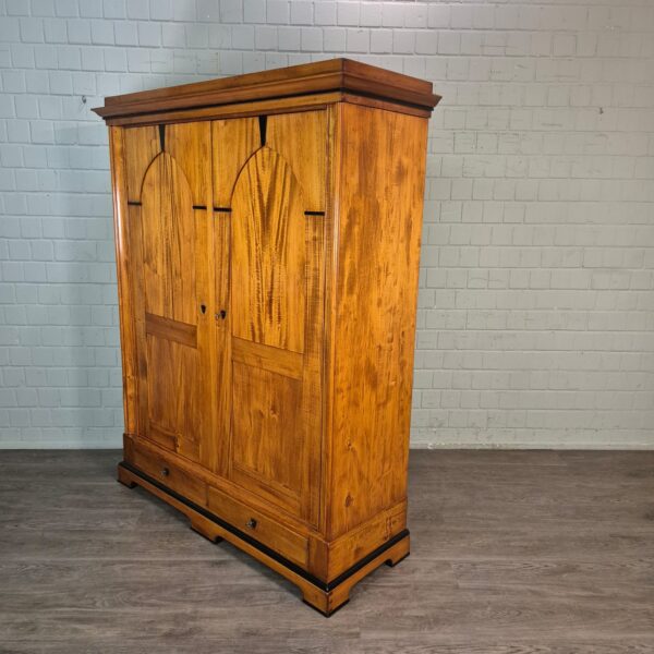 Kast Kledingkast Biedermeier 1850 Kersen - Afbeelding 3