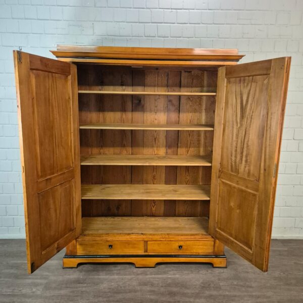 Kast Kledingkast Biedermeier 1850 Kersen - Afbeelding 9