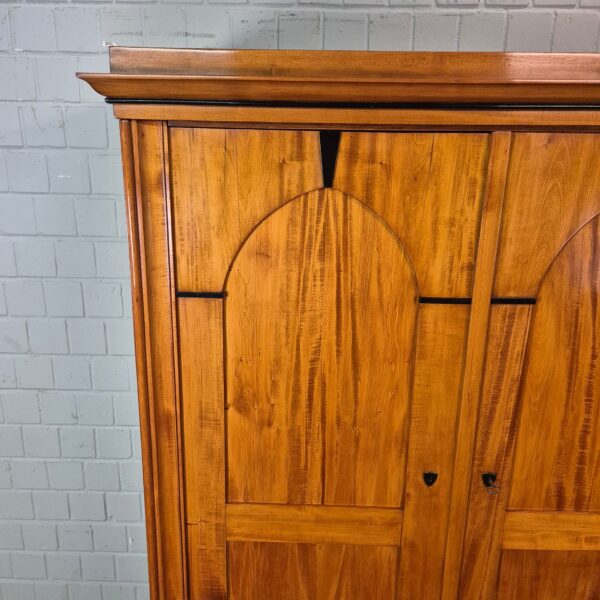 Kast Kledingkast Biedermeier 1850 Kersen - Afbeelding 4