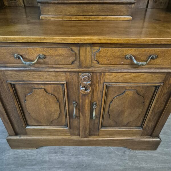 Credens Kast Buffetkast Gründerzeit 1880 Eiken - Afbeelding 6