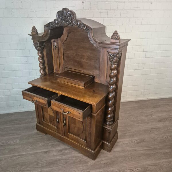 Credens Kast Buffetkast Gründerzeit 1880 Eiken - Afbeelding 10