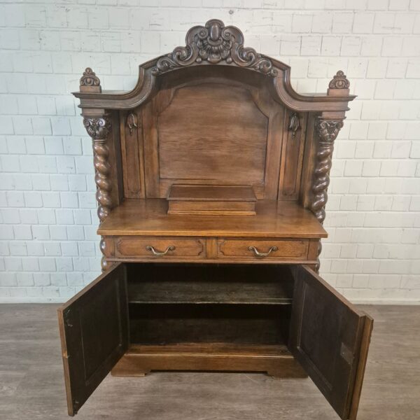 Credens Kast Buffetkast Gründerzeit 1880 Eiken - Afbeelding 12