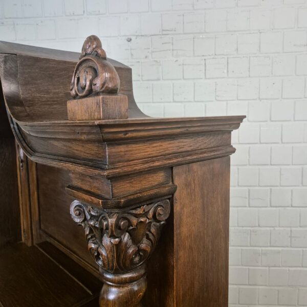 Credens Kast Buffetkast Gründerzeit 1880 Eiken - Afbeelding 9