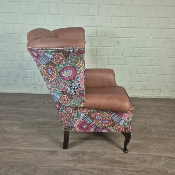 Chesterfield Oorfauteuil Leder - Afbeelding 12