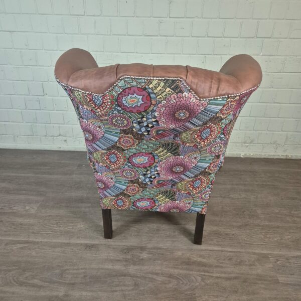 Chesterfield Oorfauteuil Leder - Afbeelding 2