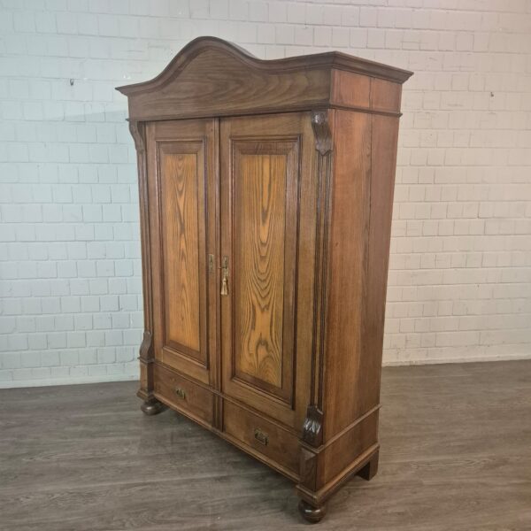 Kast Kledingkast Gründerzeit 1880 Eiken - Afbeelding 3