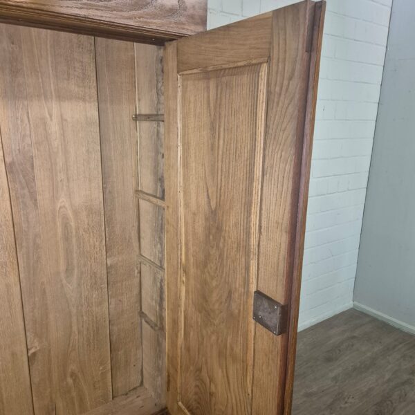 Kast Kledingkast Gründerzeit 1880 Eiken - Afbeelding 14