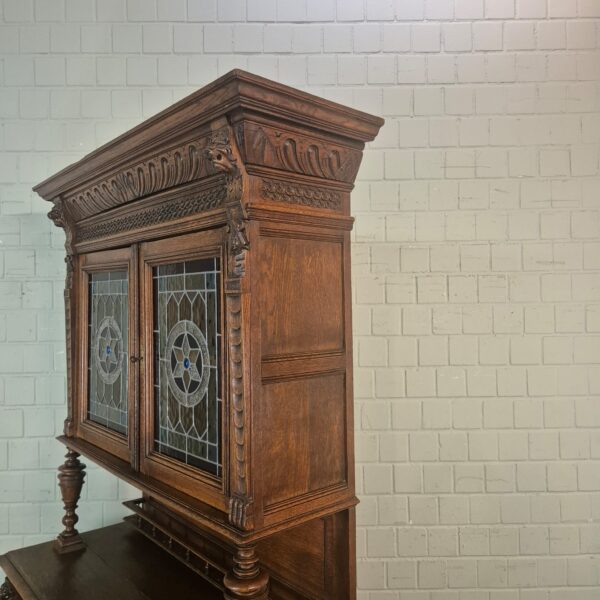 Buffetkast Kast Gründerzeit 1880 Eiken - Afbeelding 10