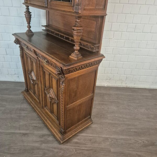 Buffetkast Kast Gründerzeit 1880 Eiken - Afbeelding 9