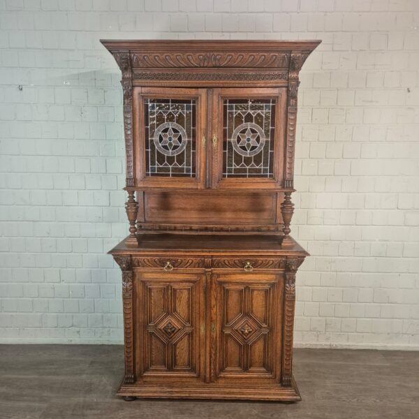 Buffetkast Kast Gründerzeit 1880 Eiken - Afbeelding 2
