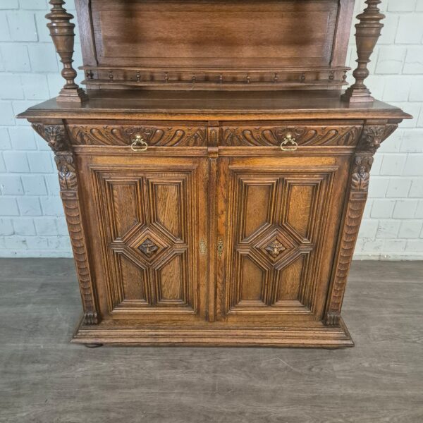 Buffetkast Kast Gründerzeit 1880 Eiken - Afbeelding 7