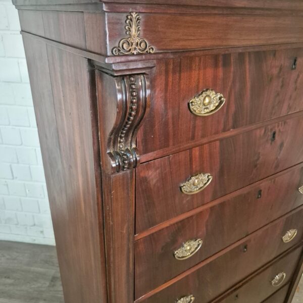 Ladenkast Commode Biedermeier 1810 Mahonie - Afbeelding 6