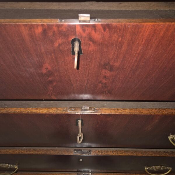 Ladenkast Commode Biedermeier 1810 Mahonie - Afbeelding 7