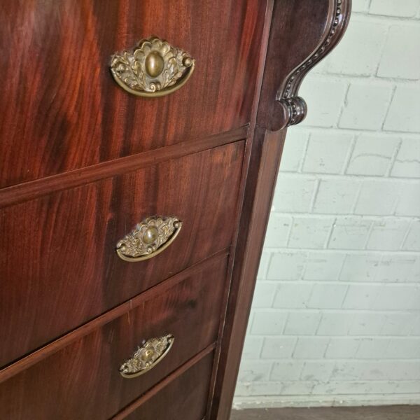 Ladenkast Commode Biedermeier 1810 Mahonie - Afbeelding 8