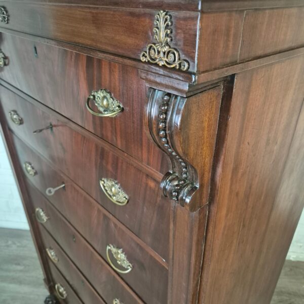 Ladenkast Commode Biedermeier 1810 Mahonie - Afbeelding 3