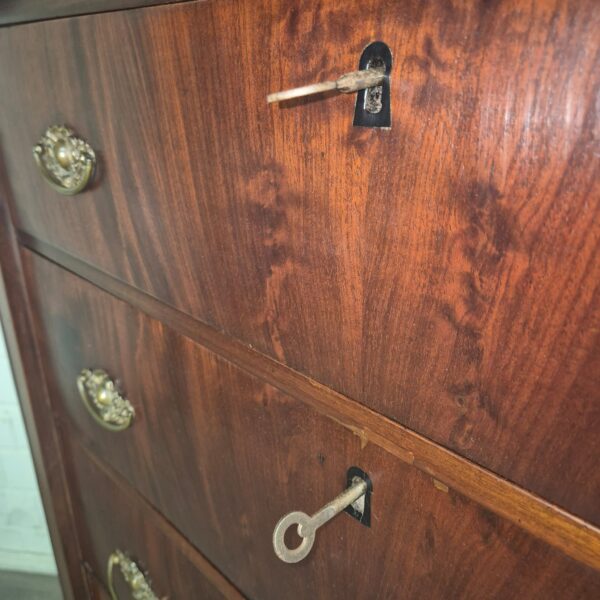 Ladenkast Commode Biedermeier 1810 Mahonie - Afbeelding 4