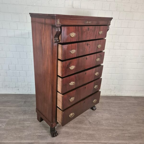 Ladenkast Commode Biedermeier 1810 Mahonie - Afbeelding 9