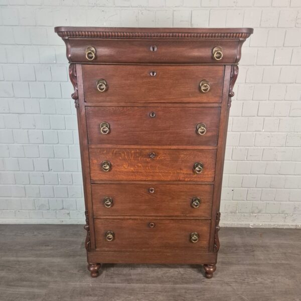 Secretaire Biedermeier 1830 Eiken - Afbeelding 2