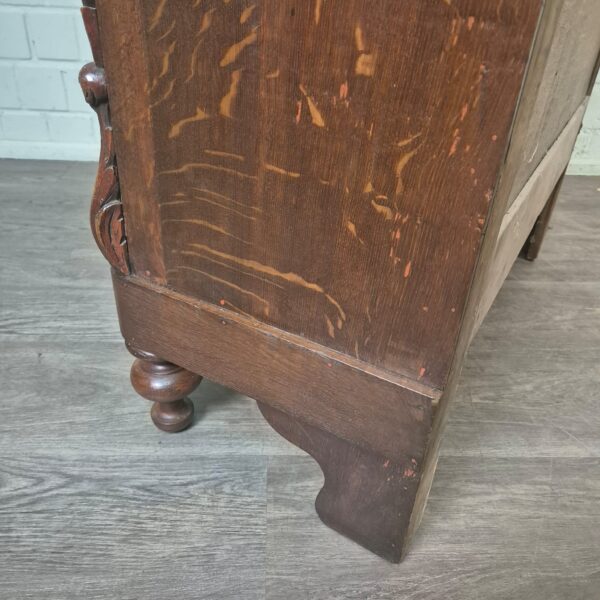 Secretaire Biedermeier 1830 Eiken - Afbeelding 13