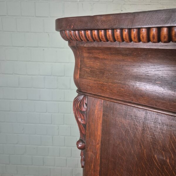 Secretaire Biedermeier 1830 Eiken - Afbeelding 3