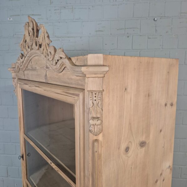 Vitrine Servieskast Louis Philippe 1860 Grenen - Afbeelding 7