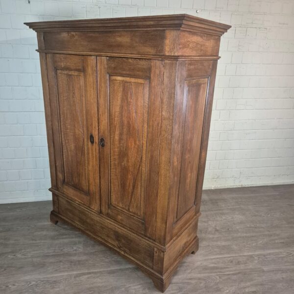 Kast Kledingkast Biedermeier 1820 Eiken - Afbeelding 3