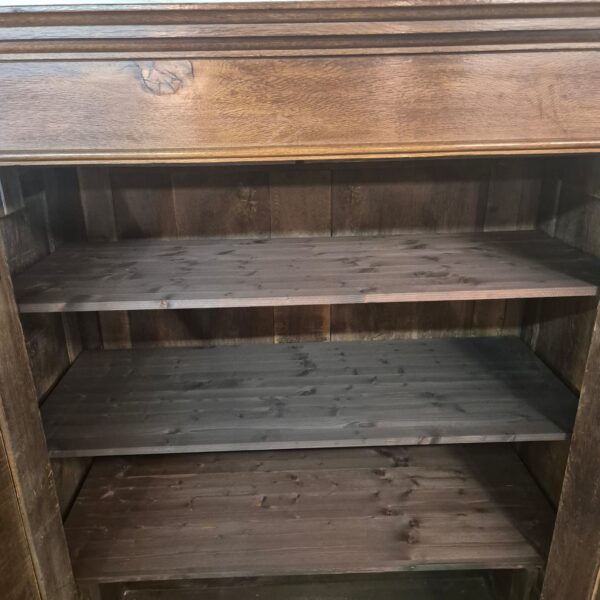 Kast Kledingkast Biedermeier 1820 Eiken - Afbeelding 9